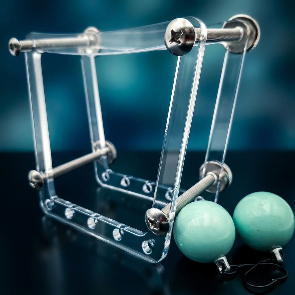 Weighted Ball Splitter CBT Male Bondage Device with Weights & Hook BDSM Toys