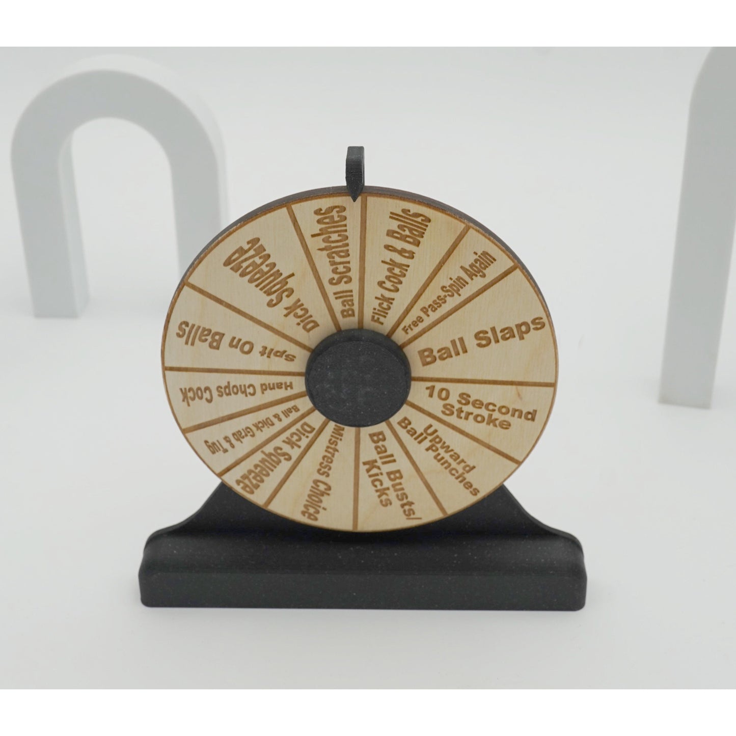 Kinky Wheel of Fortune Spinner Game for CBT | Humiliating Submissive Male BDSM Games & Kinky Toys