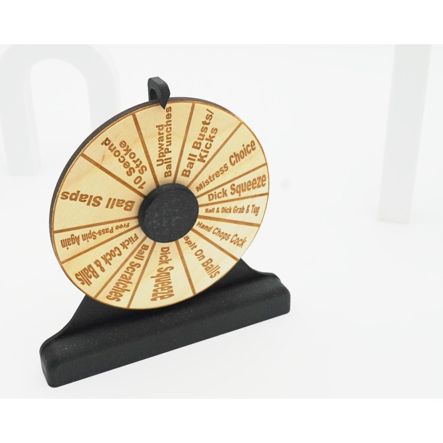 Humiliation Wheel Spinner Game | BDSM Party Game | Femdom Roleplay Accessory | Adult Novelty Gift | Dominant & Submissive Game | Funny Spinner Wheel