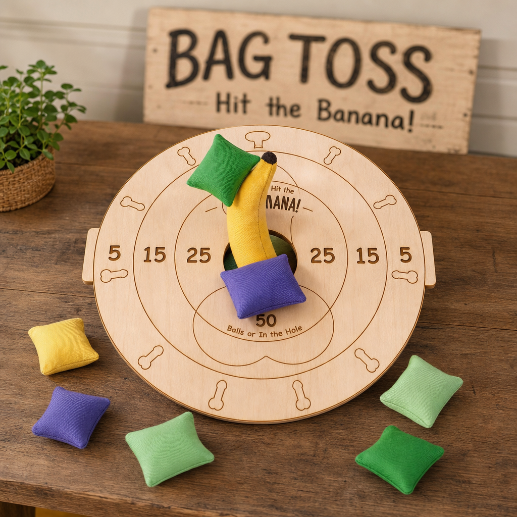Humiliation Bean Bag Toss Game | BDSM CBT CFNM Party Game | Adult Cornhole Style Challenge Board | Bachelor & Bachelorette Novelty Game