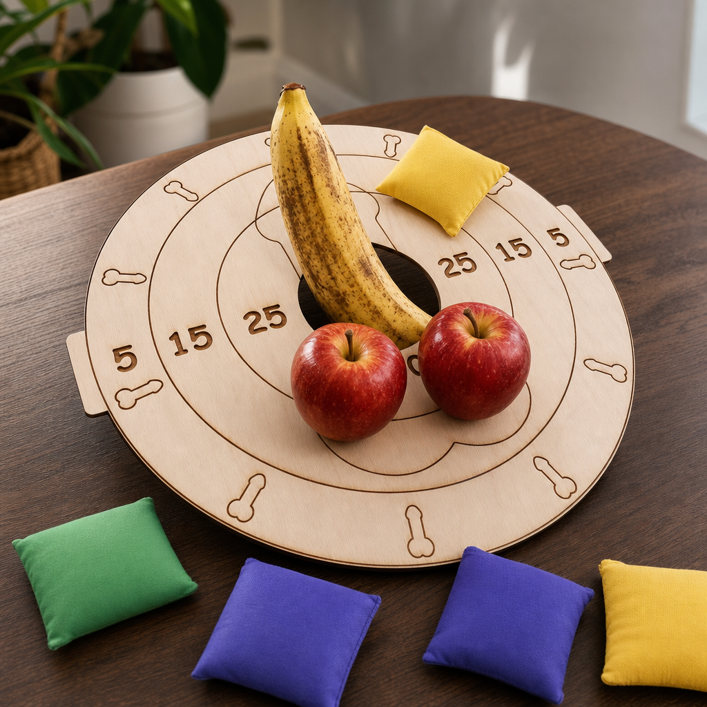 Humiliation Bean Bag Toss Game | BDSM CBT CFNM Party Game | Adult Cornhole Style Challenge Board | Bachelor & Bachelorette Novelty Game
