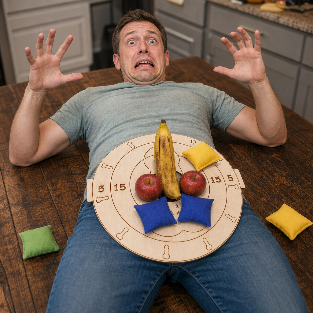 Humiliation Bean Bag Toss Game | BDSM CBT CFNM Party Game | Adult Cornhole Style Challenge Board | Bachelor & Bachelorette Novelty Game