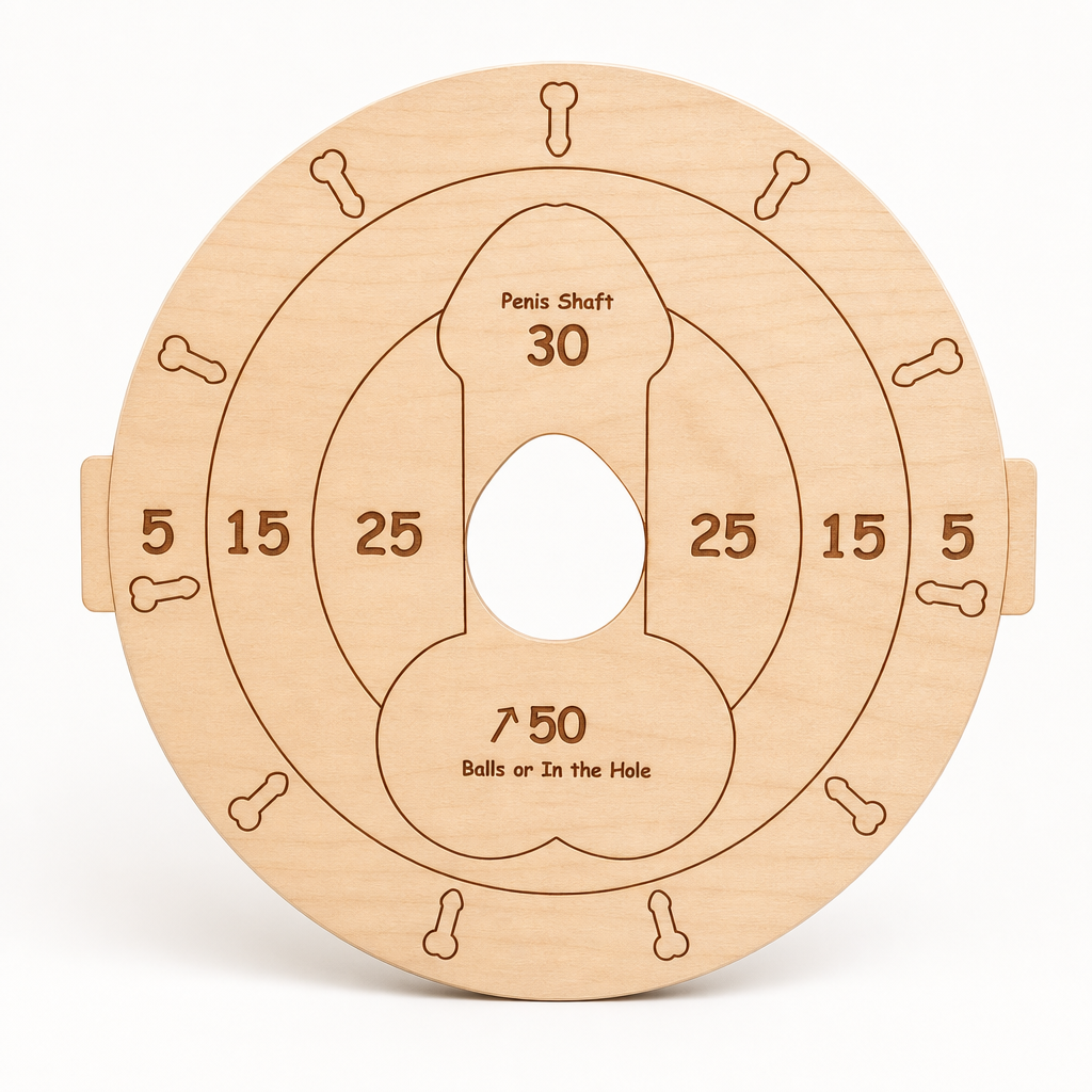 Humiliation Bean Bag Toss Game | BDSM CBT CFNM Party Game | Adult Cornhole Style Challenge Board | Bachelor & Bachelorette Novelty Game