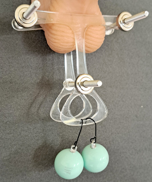 Weighted Ball Splitter Board | Acrylic Sensory Play Accessory | Adjustable Weight System | Handmade Acrylic Novelty | Discreet Shipping