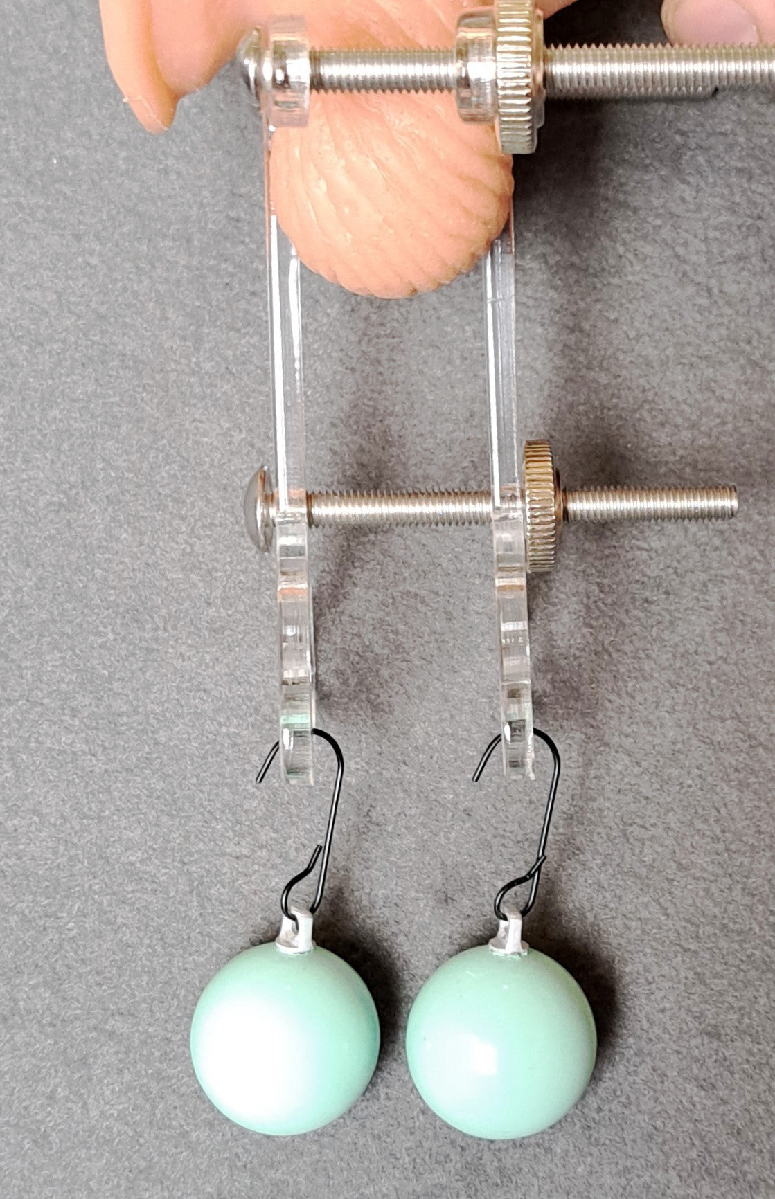 Weighted Ball Splitter CBT Male Bondage Device with Weights & Hook BDSM Toys