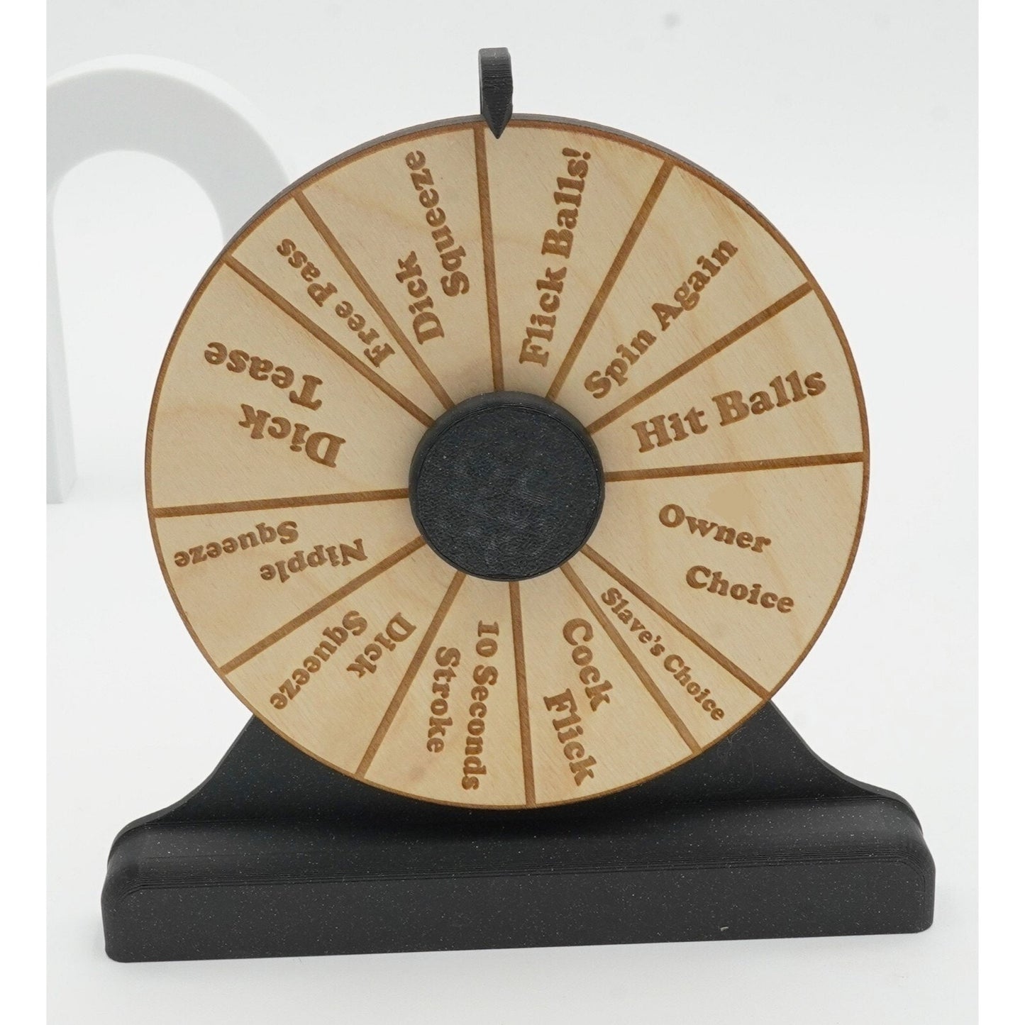 Humiliation Wheel Spinner Game | BDSM Party Game | Femdom Roleplay Accessory | Adult Novelty Gift | Dominant & Submissive Game | Funny Spinner Wheel