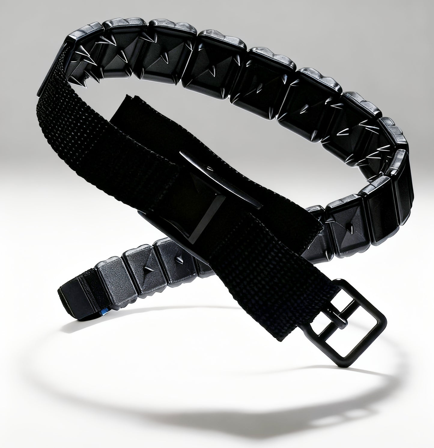 Adjustable Spiked Sensory Belt | Modular Spike Strap | Alternative Lifestyle Accessory | Handmade Wearable Novelty | Customizable Design