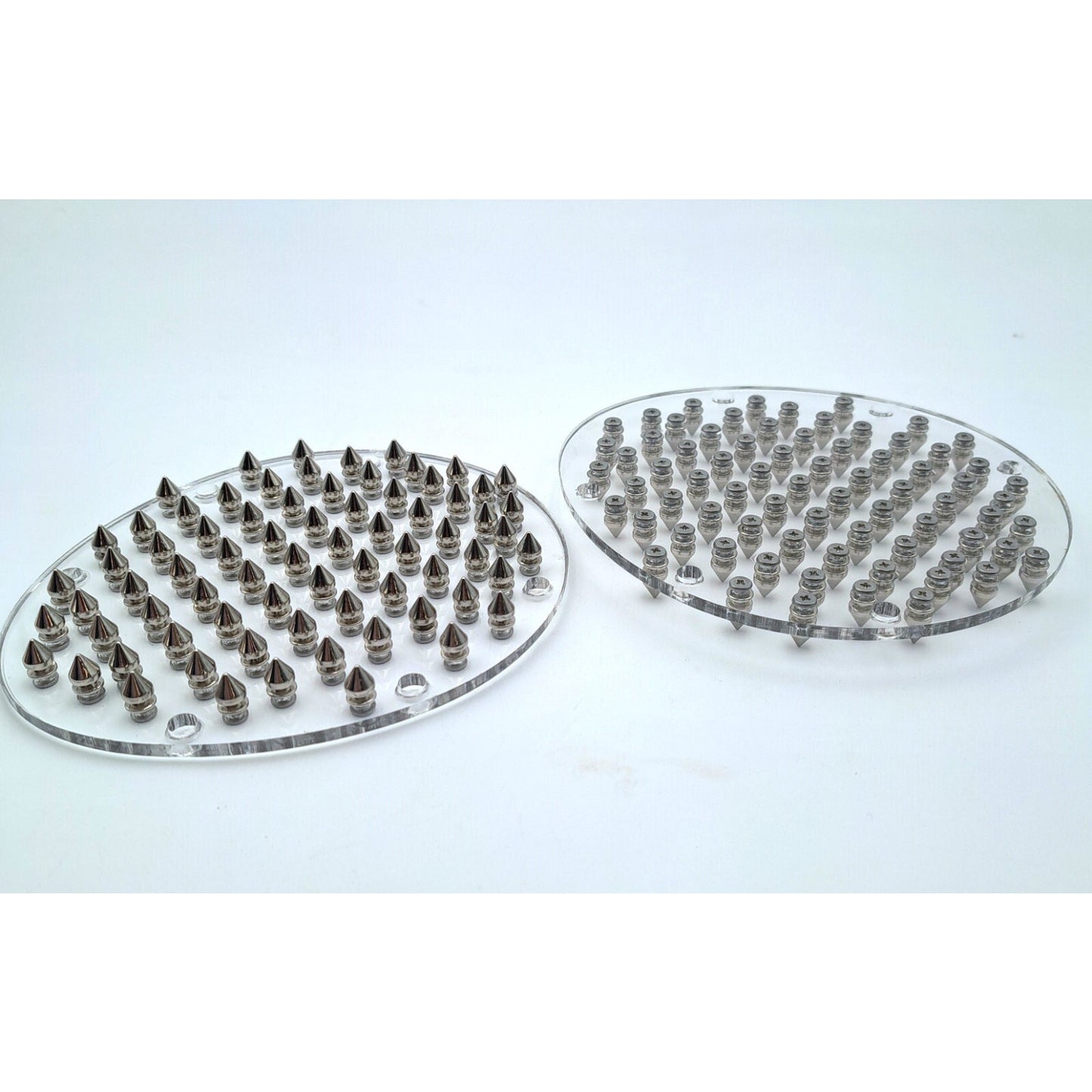 Oval Spiked Squisher Board | Acrylic CBT Accessory | BDSM Sensory Play Board | Handmade Acrylic Novelty | Discreet Shipping