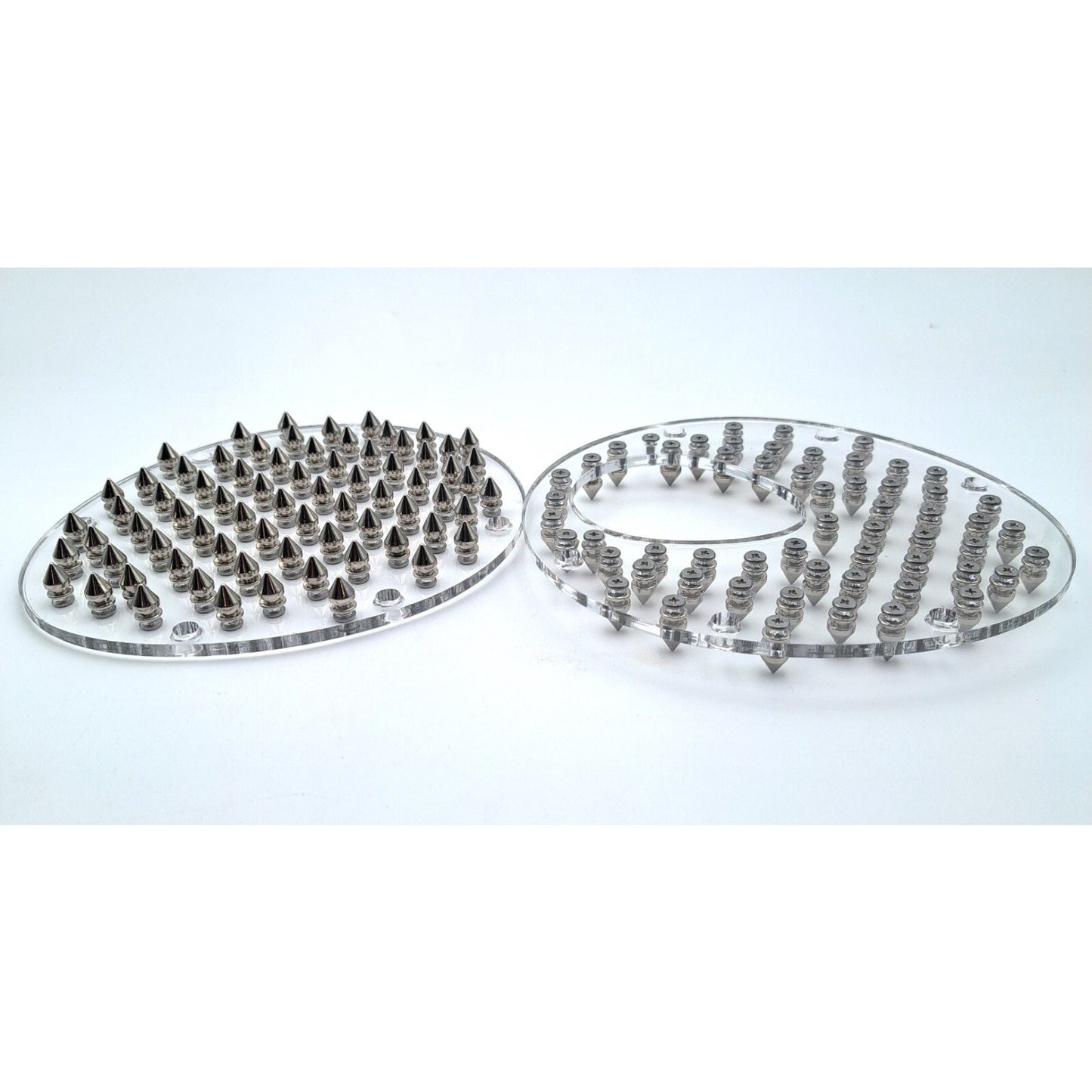Double Spiked Squisher Board | Acrylic CBT Board | BDSM Sensory Play Accessory | Spiked Pressure Board | Handmade Acrylic Novelty