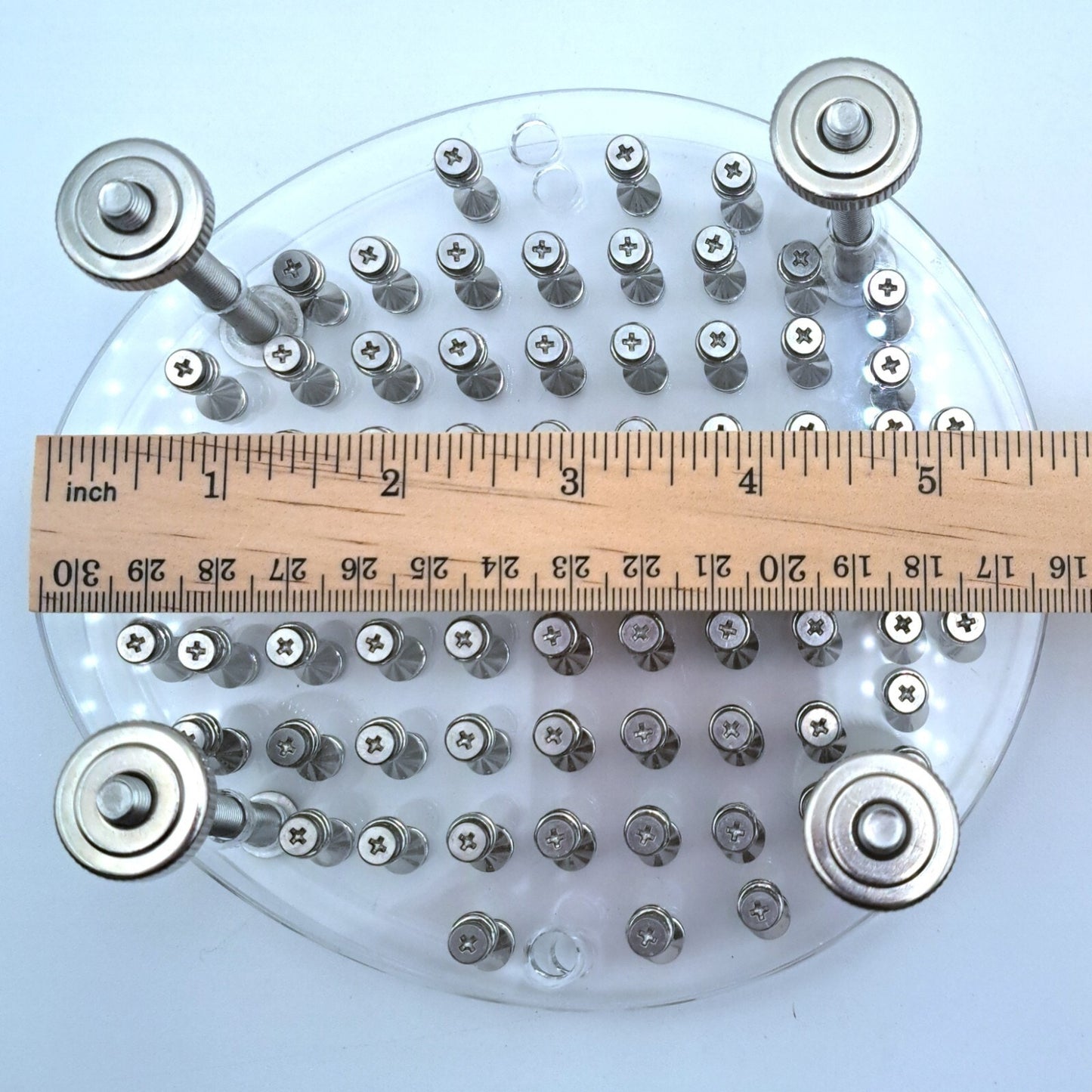 Double Spiked Squisher Board | Acrylic CBT Board | BDSM Sensory Play Accessory | Spiked Pressure Board | Handmade Acrylic Novelty