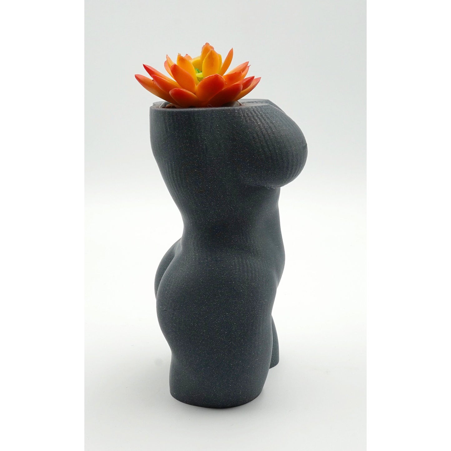 Voluptuous Body Planter form Female Booty Desk Plant Gift for All Occasions.  Sexy Nude Female with Anatomically Correct Female MATURE