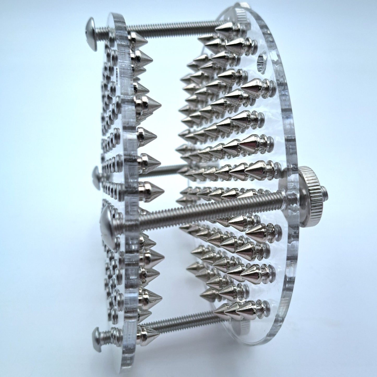 Oval Spiked Squisher Board | Acrylic CBT Accessory | BDSM Sensory Play Board | Handmade Acrylic Novelty | Discreet Shipping