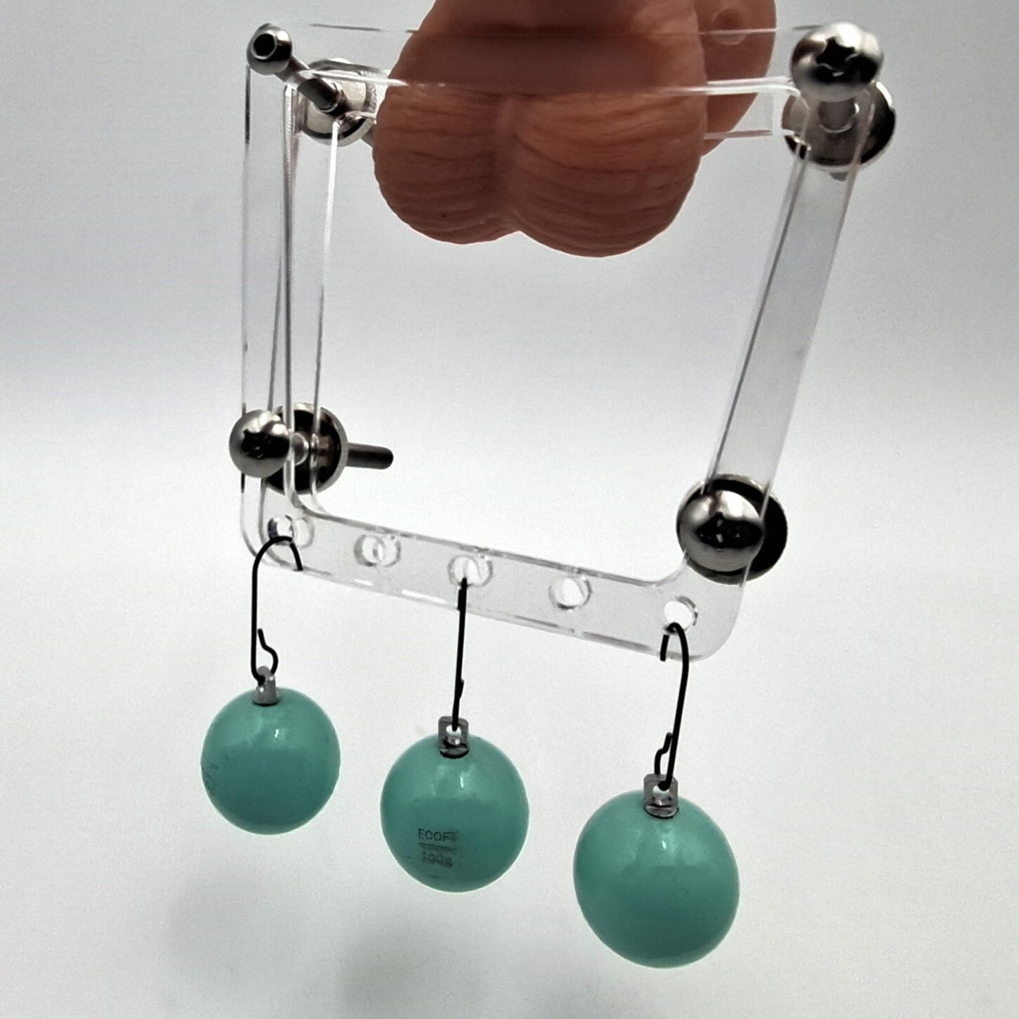 Weighted Ball Splitter CBT Male Bondage Device with Weights & Hook BDSM Toys