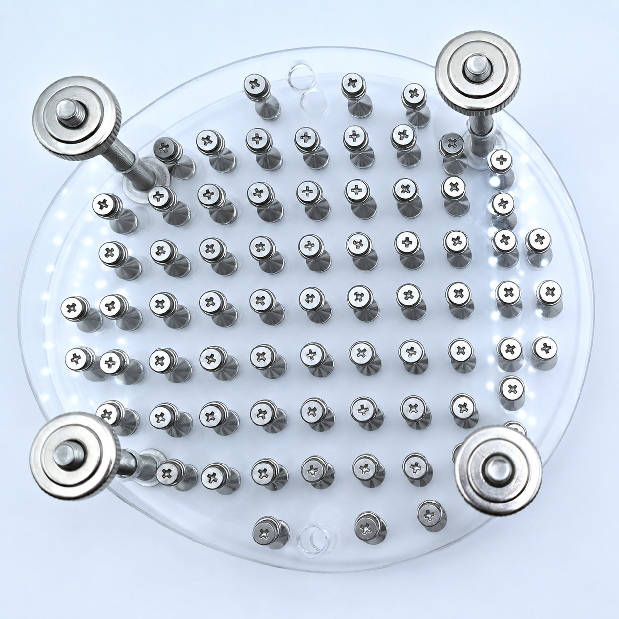 Double Spiked Squisher Board | Acrylic CBT Board | BDSM Sensory Play Accessory | Spiked Pressure Board | Handmade Acrylic Novelty