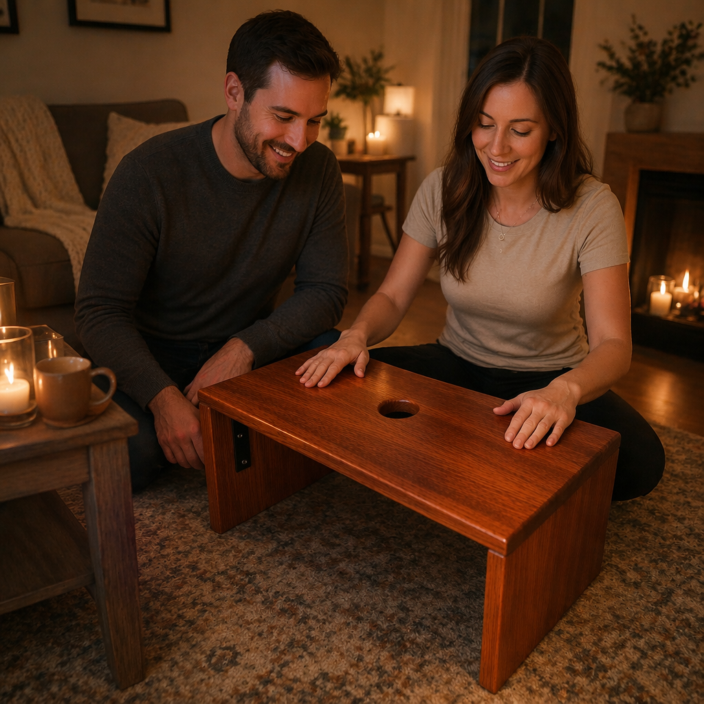 Handmade Pine Bondage Bench | Custom Wooden Alternative Lifestyle Furniture | Made-to-Order Display Stand | Heavy-Duty Pine Construction