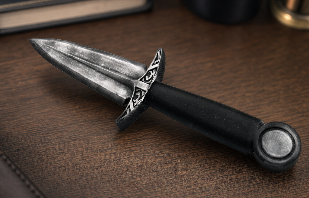 Sensation Knife Play Prop – 3D Printed Edge Play Dagger for Fear Play, Roleplay & Sensory Exploration