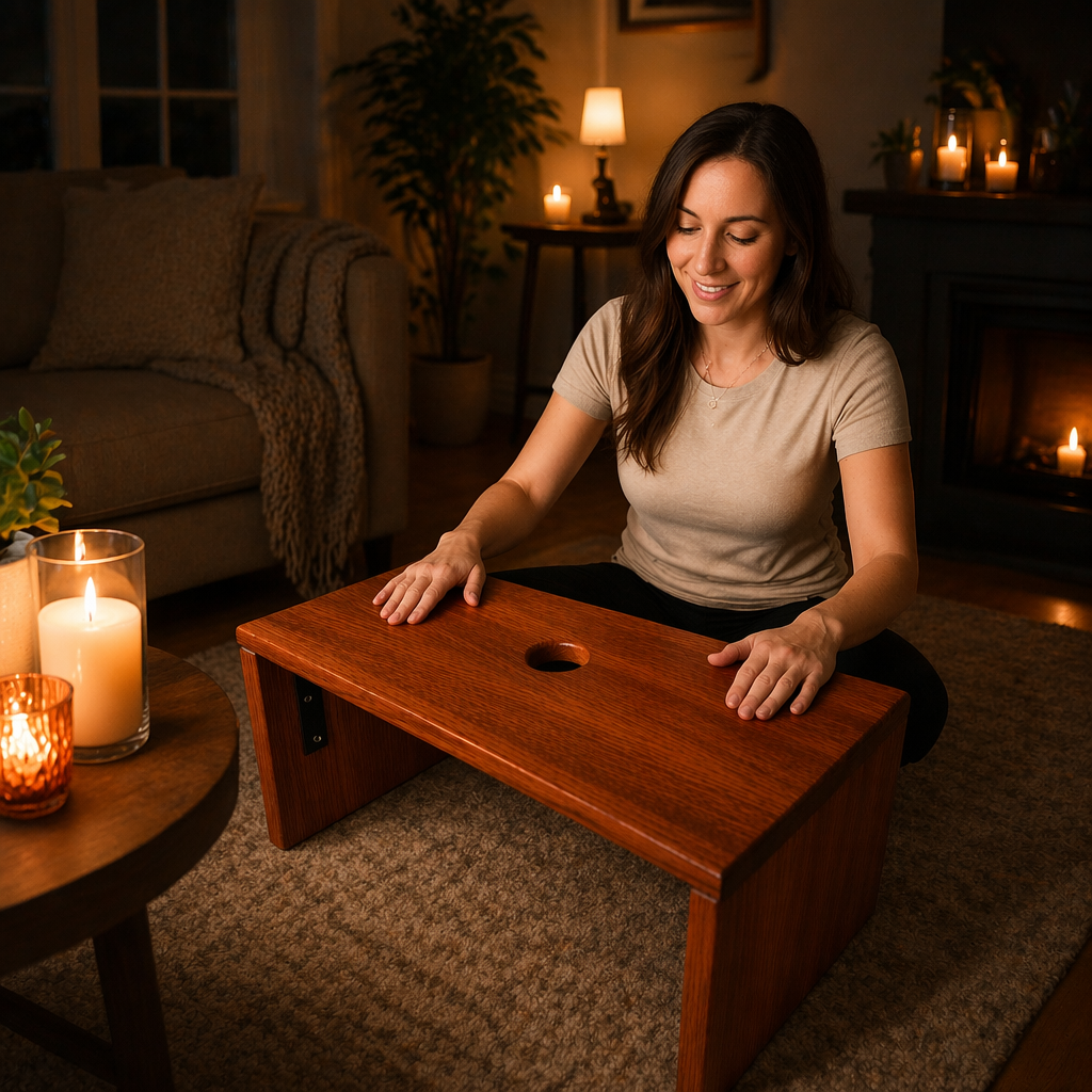 Handmade Pine Bondage Bench | Custom Wooden Alternative Lifestyle Furniture | Made-to-Order Display Stand | Heavy-Duty Pine Construction
