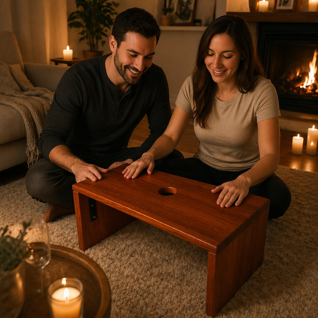 Handmade Pine Bondage Bench | Custom Wooden Alternative Lifestyle Furniture | Made-to-Order Display Stand | Heavy-Duty Pine Construction