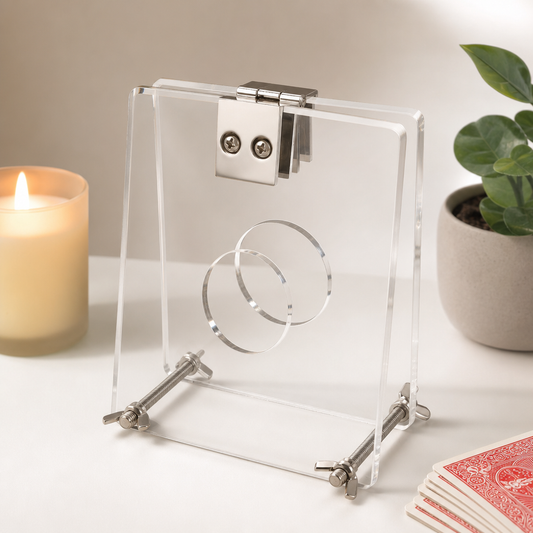 Ball Crusher Plates with Hinge - Adjustable CBT Device with 1/4" Acrylic Plates and Steel Hinge