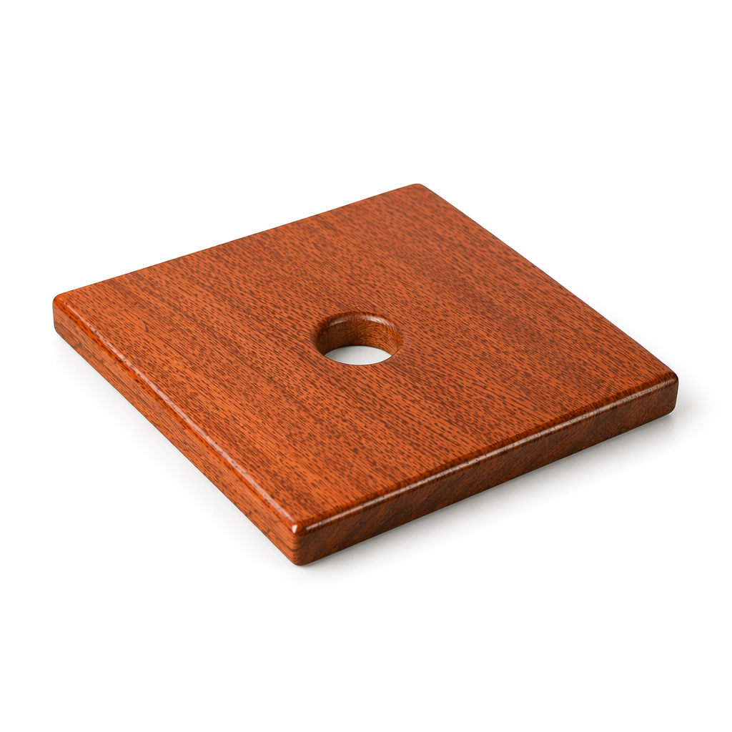 Handmade Solid Pine CBT Wood Board with Egg-Shaped Center Opening