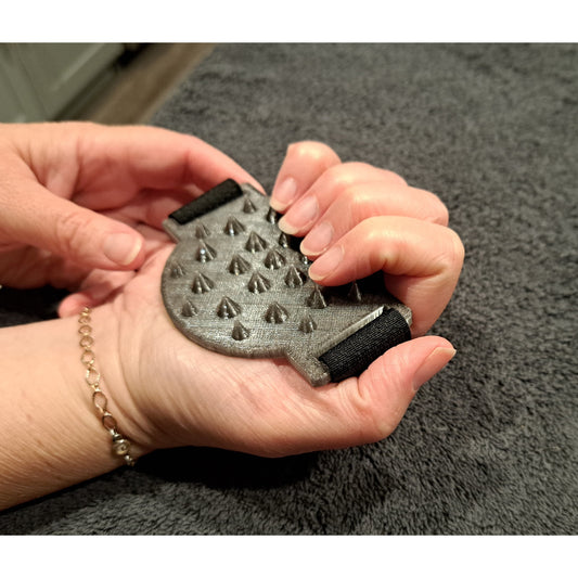 Hand Held Spiky Sharp Scratcher Sensory Device | BDSM Sensual Play or intense Rough Sex Pad