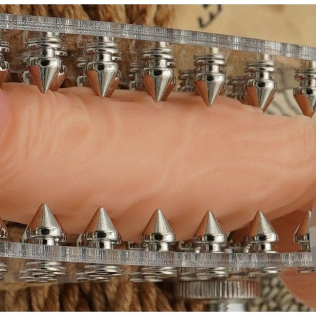 CBT Spiked Crusher Plates for Cock Toy BDSM Bondage Device | Cocks and Ball Torture Bedroom Toy Ball Squisher | Mature