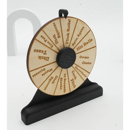 Humiliation Wheel Spinner Game | BDSM Party Game | Femdom Roleplay Accessory | Adult Novelty Gift | Dominant & Submissive Game | Funny Spinner Wheel