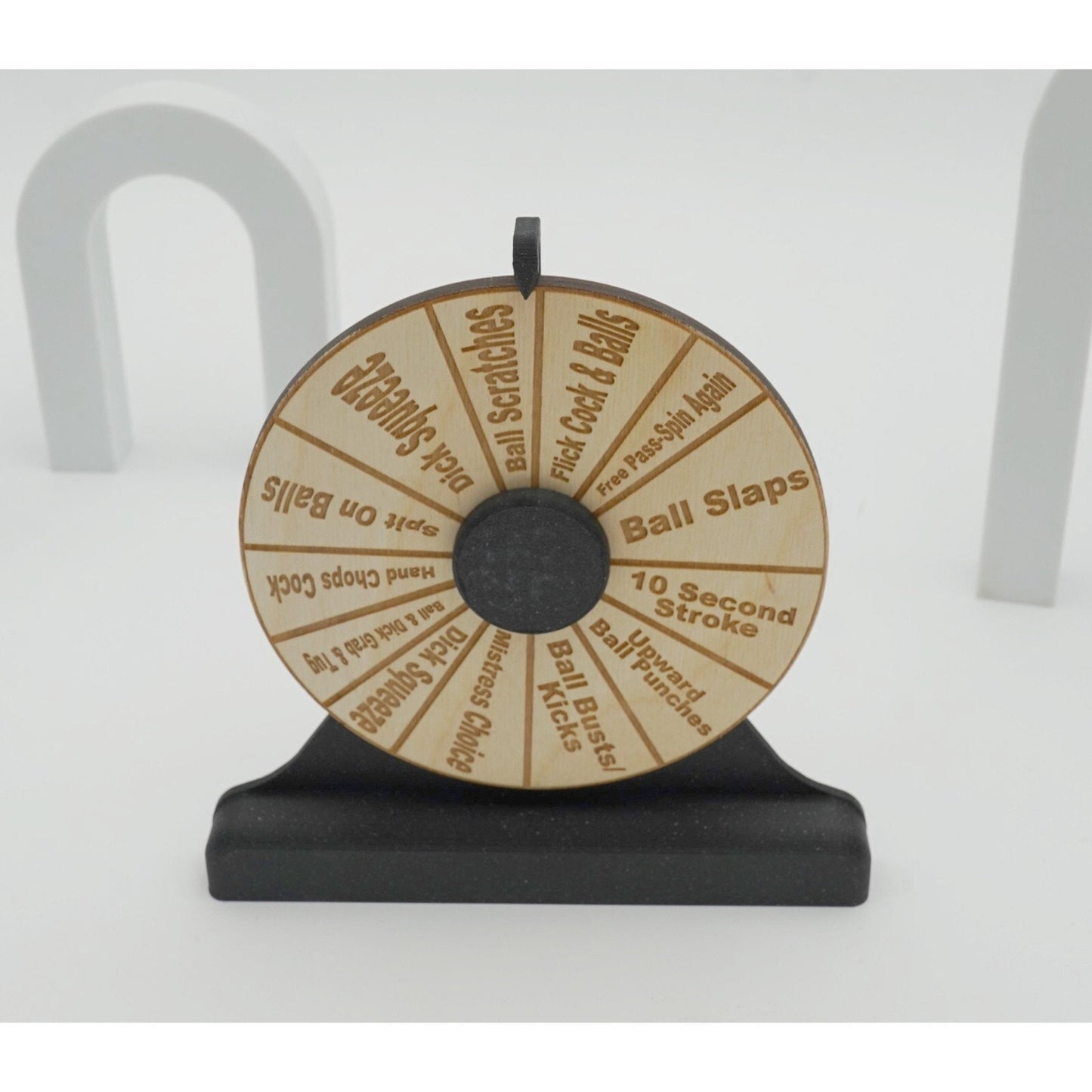 Humiliation Wheel Spinner Game | BDSM Party Game | Femdom Roleplay Accessory | Adult Novelty Gift | Dominant & Submissive Game | Funny Spinner Wheel