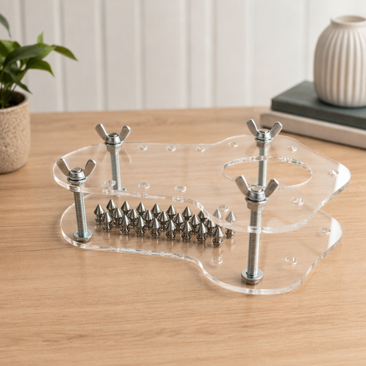 CBT Male Bondage Toy Spiked Crusher Bondage w Hand Screws Cock & Ball Torture