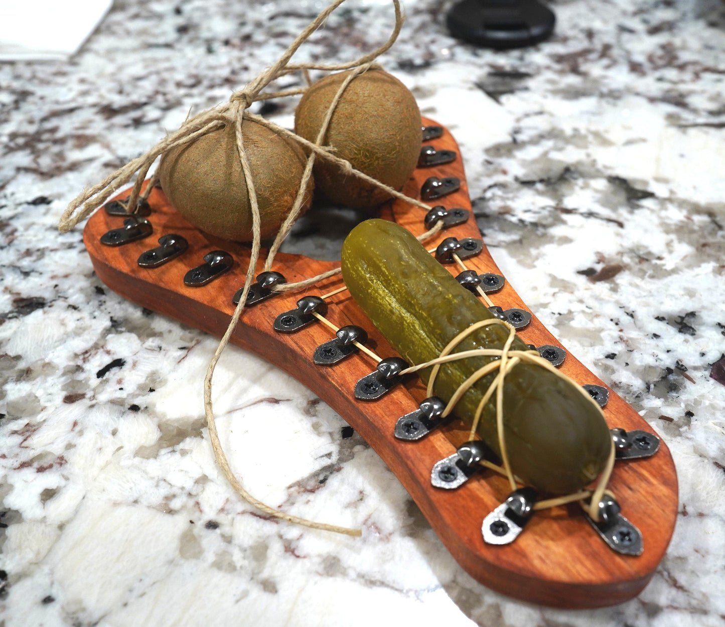 BDSM Bondage Board is an exciting and versatile piece of equipment that can be used to add a playful twist to your BDSM sessions. It's designed with adjustable, sturdy metal bars that can be used to restrain your partner and provide an intense sensation of being bound. The board is also perfect for CBT board is an invaluable tool for those into CBT (Cock and Ball Torture).