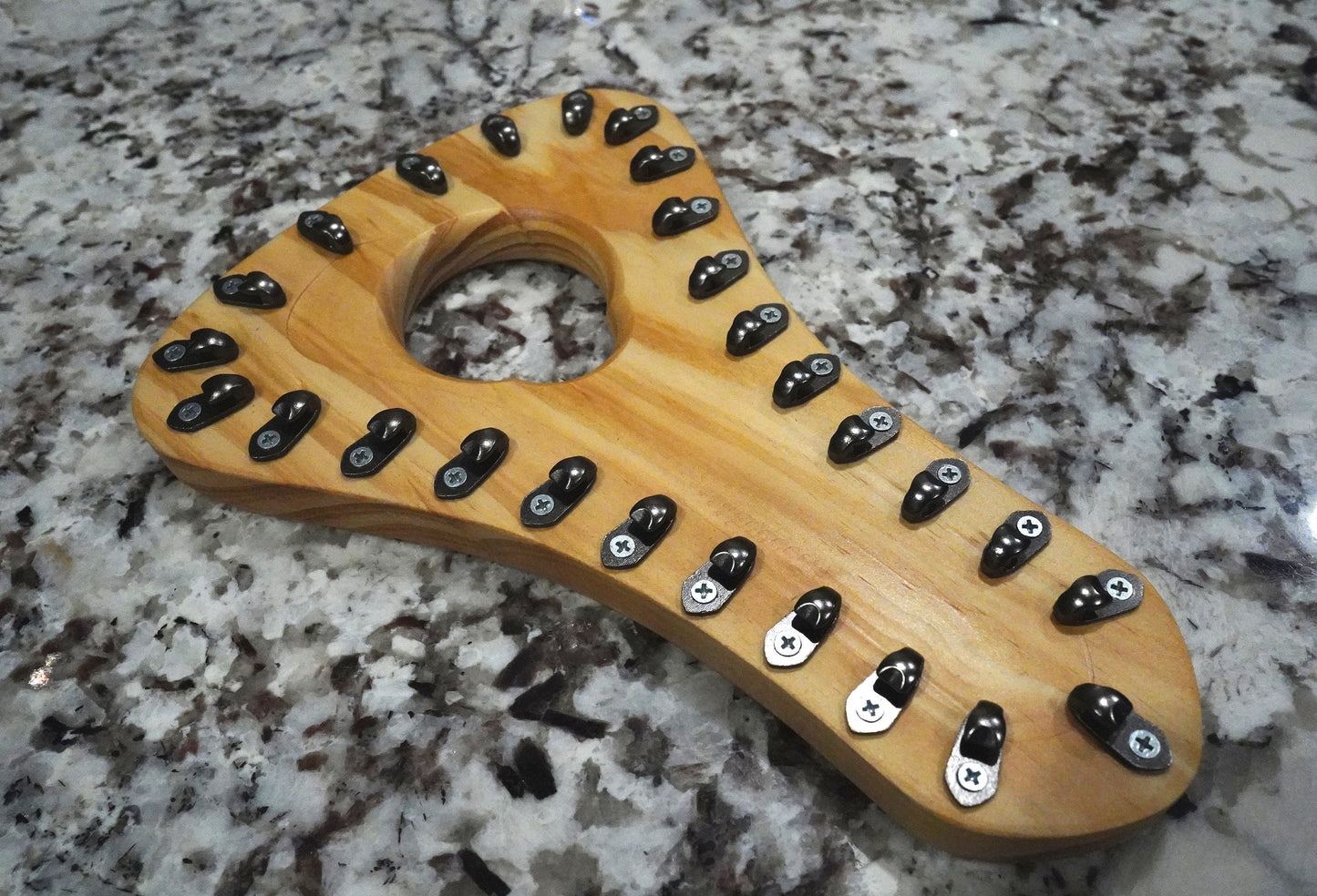 BDSM Bondage Board is an exciting and versatile piece of equipment that can be used to add a playful twist to your BDSM sessions. It's designed with adjustable, sturdy metal bars that can be used to restrain your partner and provide an intense sensation of being bound. The board is also perfect for CBT board is an invaluable tool for those into CBT (Cock and Ball Torture).