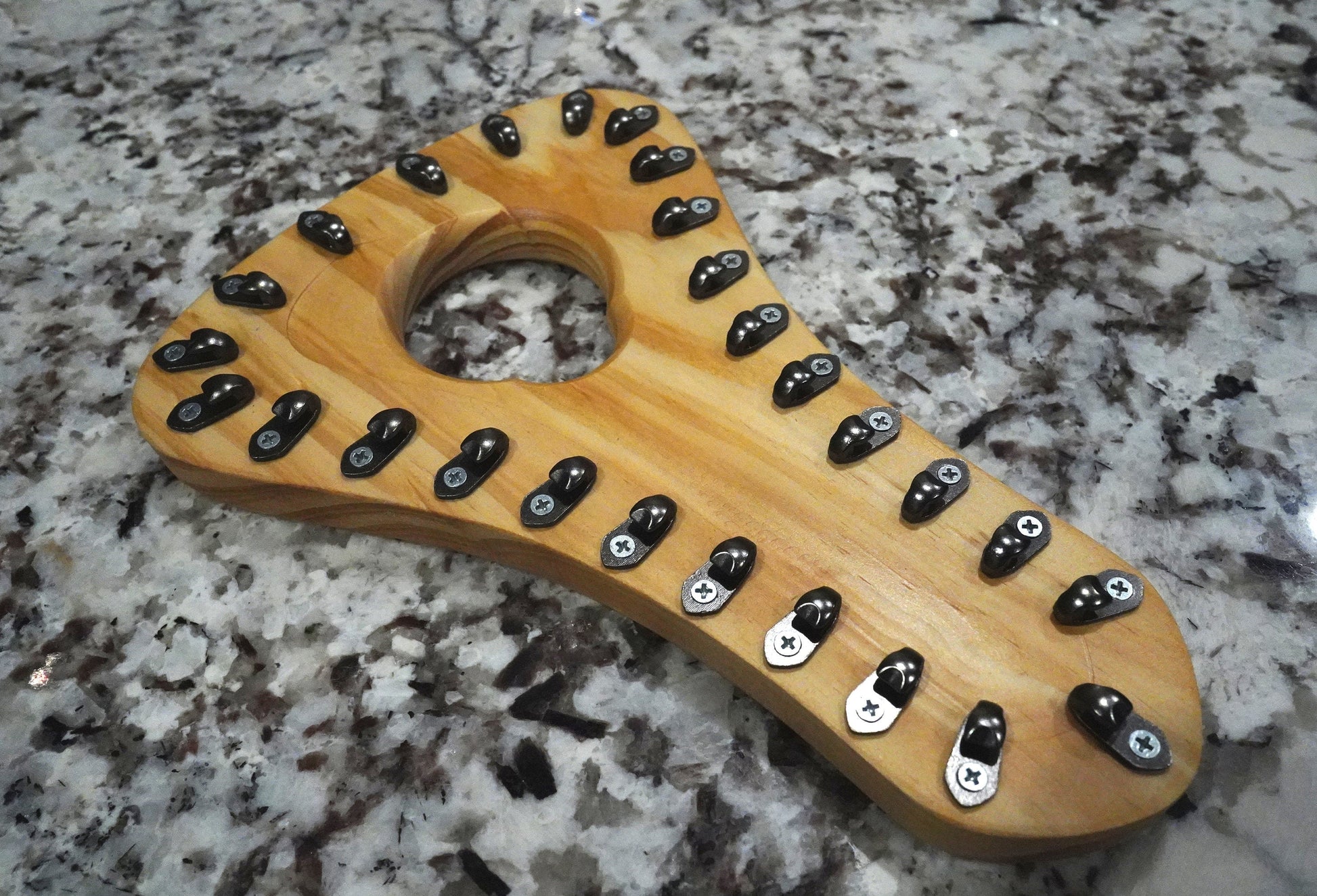 BDSM Bondage Board is an exciting and versatile piece of equipment that can be used to add a playful twist to your BDSM sessions. It's designed with adjustable, sturdy metal bars that can be used to restrain your partner and provide an intense sensation of being bound. The board is also perfect for CBT board is an invaluable tool for those into CBT (Cock and Ball Torture).