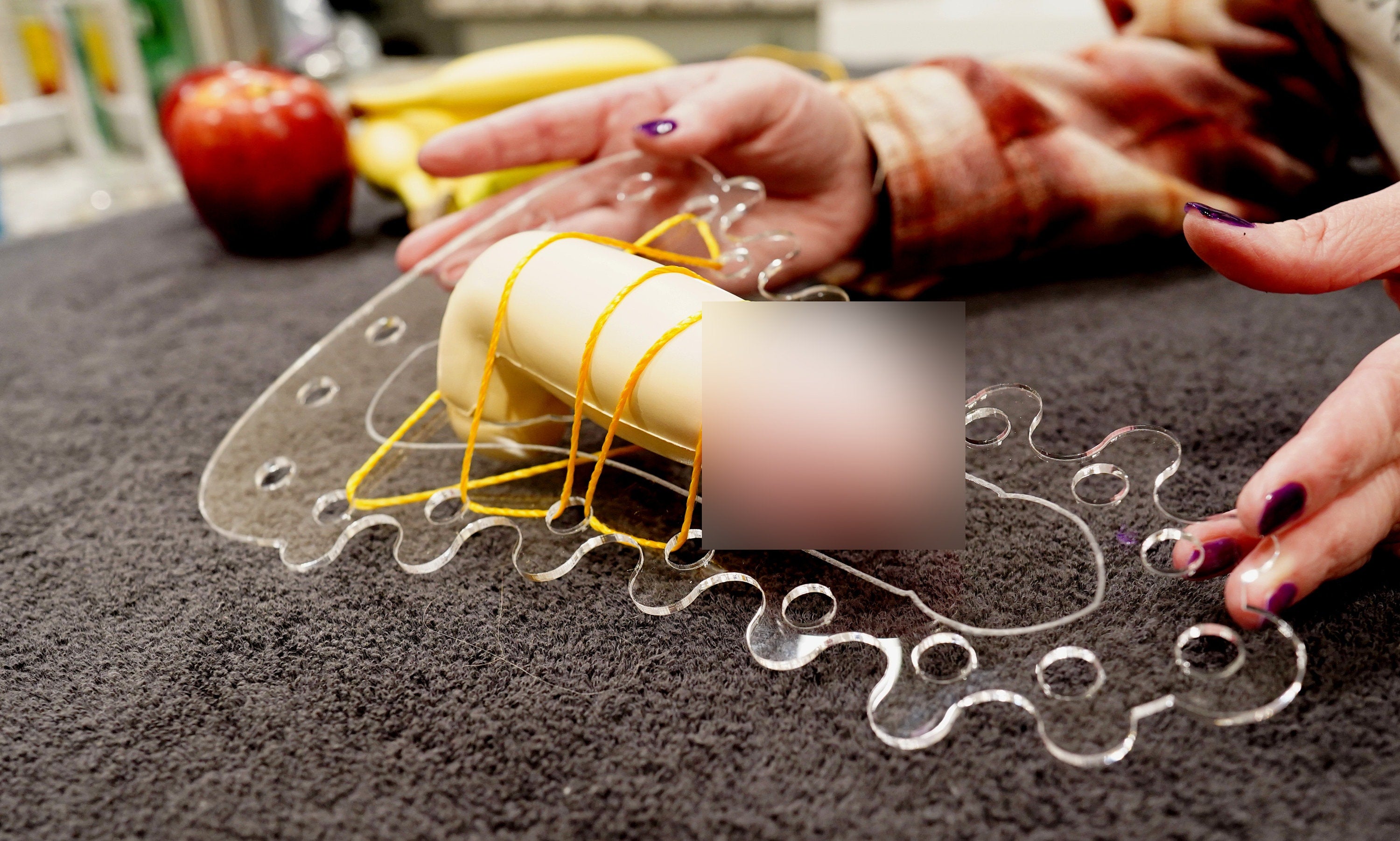 CBT Bondage Board Humbler for Men Plastic Humbler Glory Hole Chastity Cage for BDSM