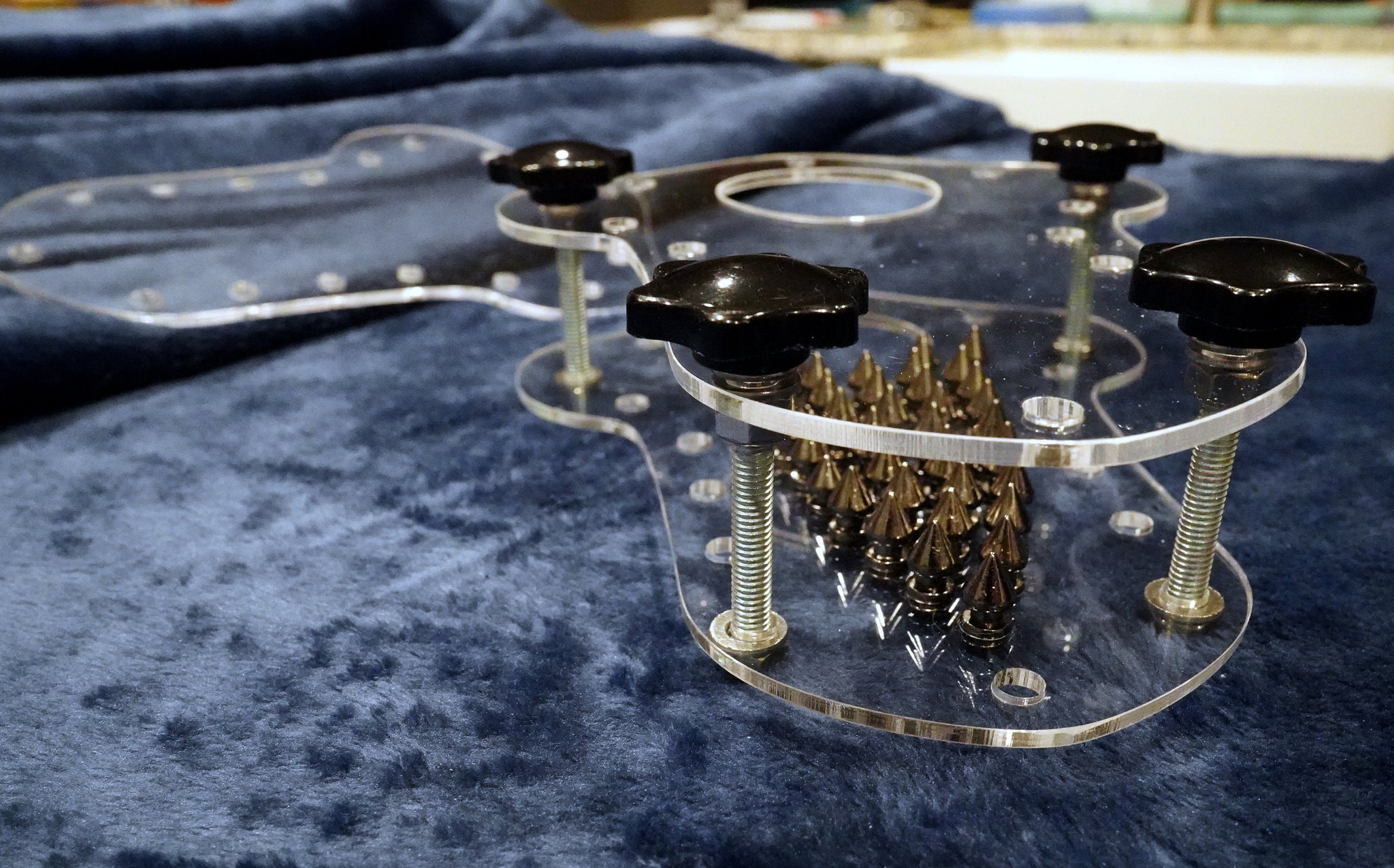CBT Male Bondage Toy Spiked Crusher Bondage W Hand Screws Cock Ball cbt-male-bondage-toy-spiked-crusher-bondage-w-hand-screws-cock-ball