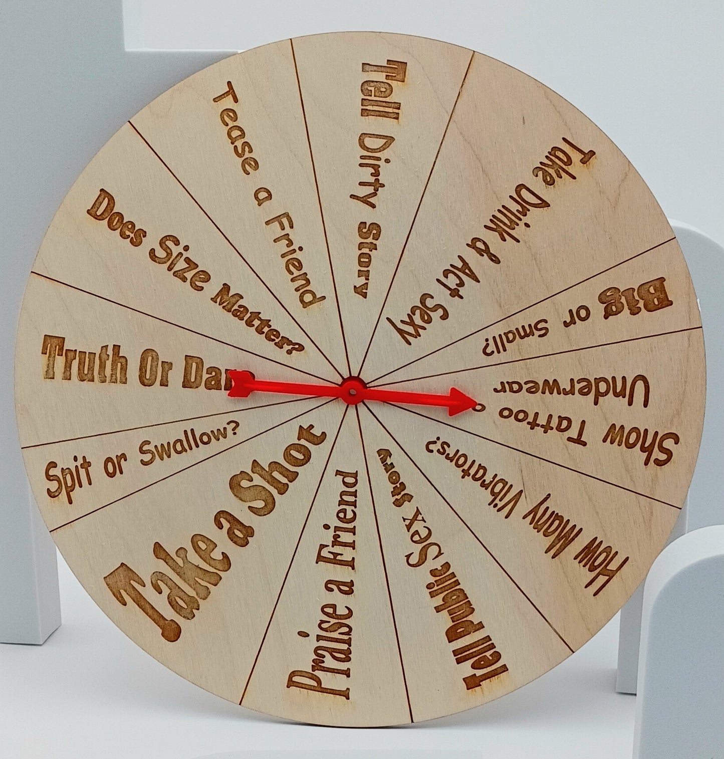 Bachelorette Games Hilarious Wheel of Fortune Board Game Spinner for Bridal Gifts or Hen Party