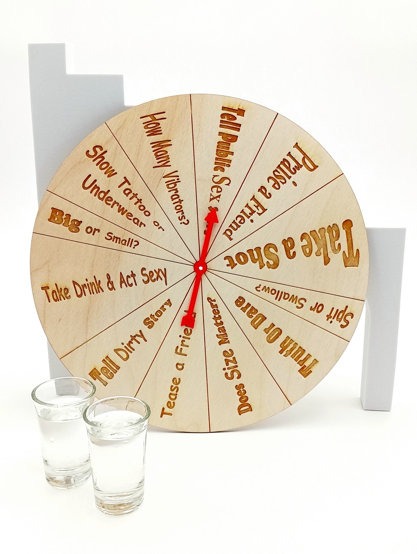 Bachelorette Games Hilarious Wheel of Fortune Board Game Spinner for Bridal Gifts or Hen Party