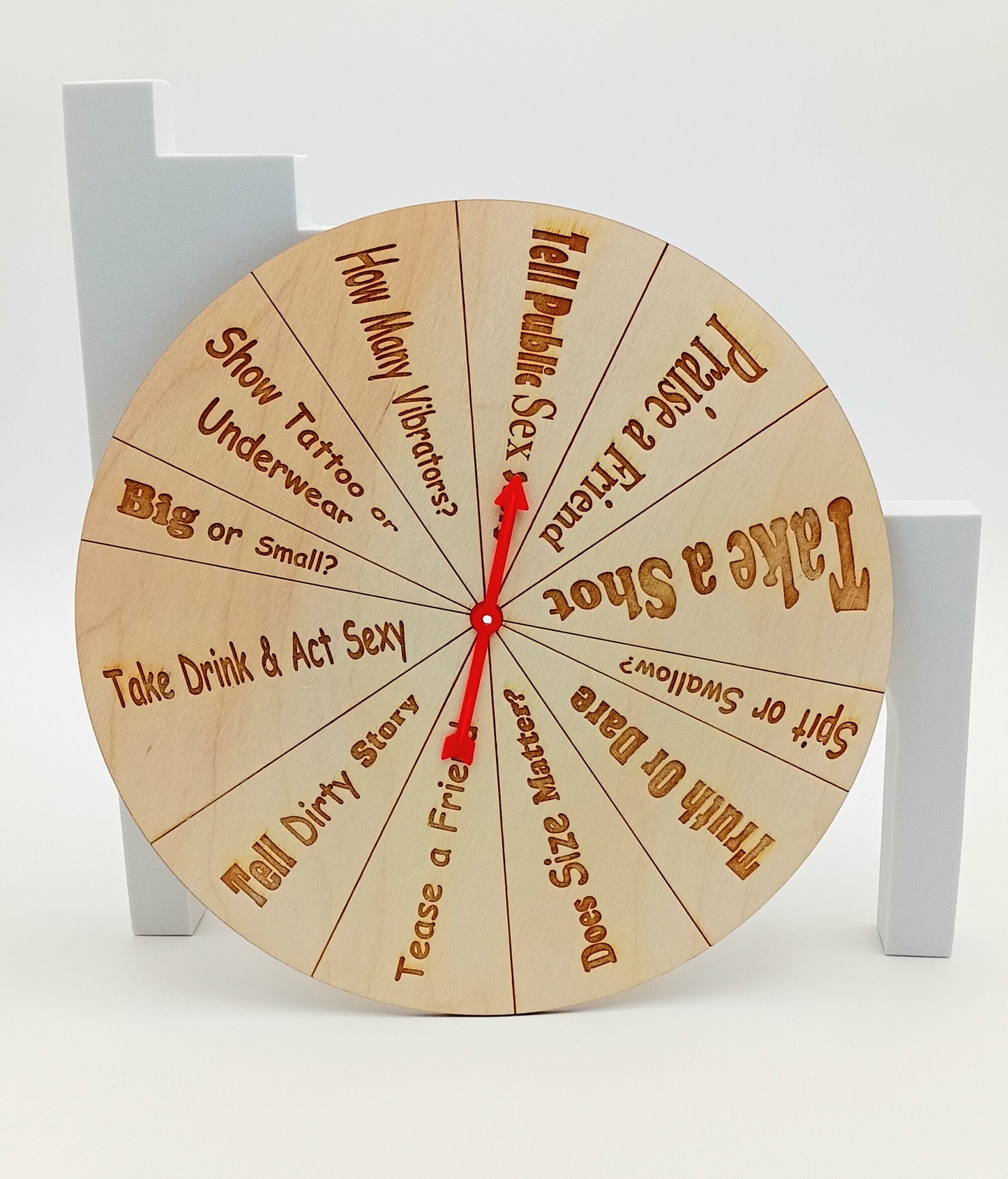 Bachelorette Games Hilarious Wheel of Fortune Board Game Spinner for Bridal Gifts or Hen Party